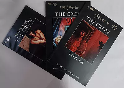 J. O'Barr SIGNED & INSCRIBED - The Crow Three Volume Set • $150