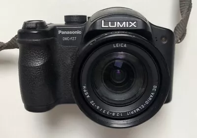 Panasonic Lumix DMC-FZ7 Bridge Camera 12x Zoom Inc Lens Hood- Tested And Working • £24.99