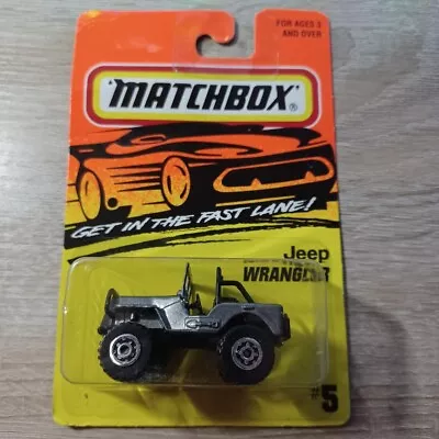 Matchbox 1/64 Diecast Bad To The Bone Gray Jeep Wrangler • $3.80