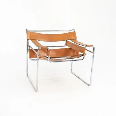 Marcel Breuer B3 Wassily Lounge Chair With Leather Attr. To Standard Mobel 1958 • £2432.79