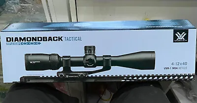 Vortex Diamondback 4-12x40 Tactical Riflescope VMR-1 MOA DBK-10025 • $259.99