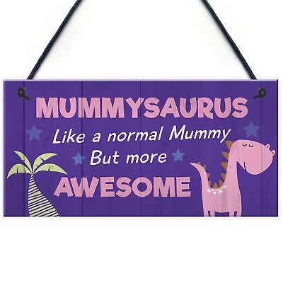 Mummysaurus Plaque Cute Mummy Gift For Birthday Mothers Day Gift From Daughter • £4.99
