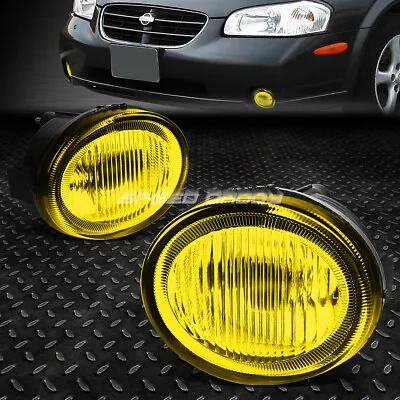 For 02-03 Nissan Maxima Amber Lens Front Bumper Driving Fog Light Lamp W/switch • $42.88