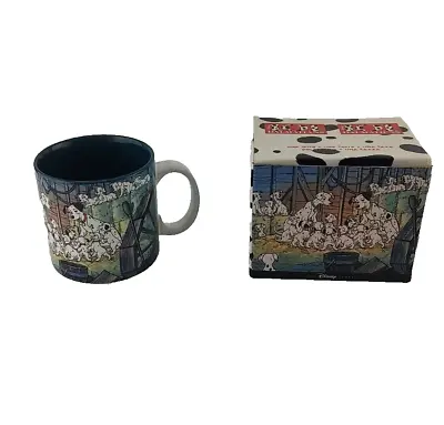 Vintage Disney Store 101 Dalmatians Coffee Mug Cup Original Box • $21.98