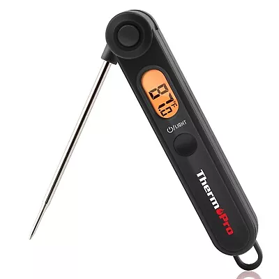 ThermoPro TP03BW Instant Read Digital LCD Magnet Meat Thermometer For BBQ Smoker • $13.99