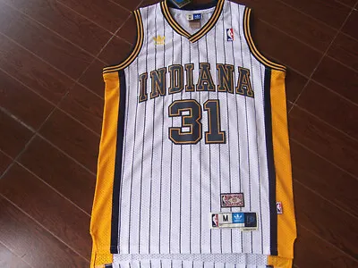 Retro Reggie Miller #31 Indiana Pacers Basketball Jersey Stitched White*/ • £19.60