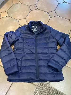 Mountain Warehouse Padded Quilted Navy Blue Jacket Coat Lightweight Size 12 J4 • £12