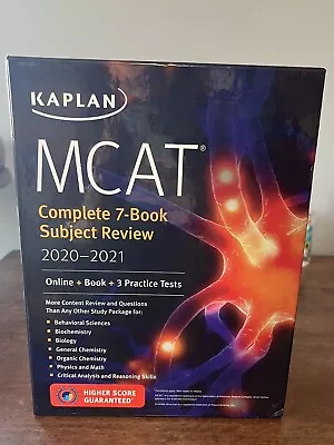 Kaplan MCAT Complete 7-Book Subject Review 2020-2021 • $39