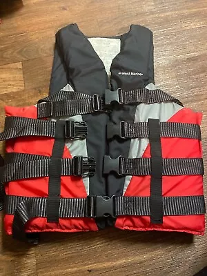 West Marine Flotation Aid Adult Medium Life Vest Intended Use Ski Vest • $40