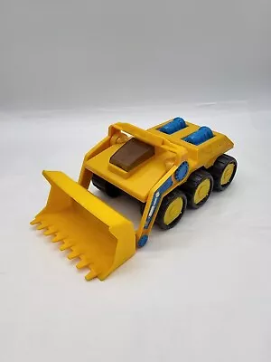 1991 Vintage NyLint Mars Construction Tractor Yellow & Blue CAT Loader • $9.99