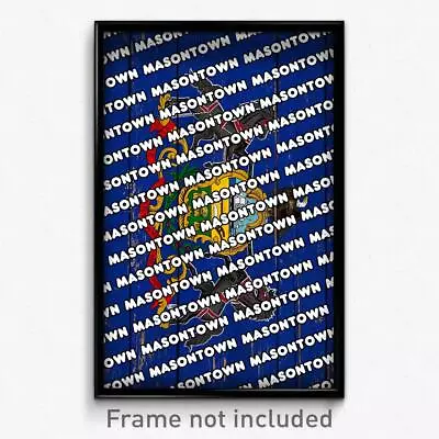 Masontown Pennsylvania Poster (PA City Souvenir 11x17 Town Print) • $24.99