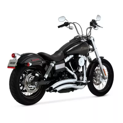 Vance And Hines Big Radius Exhaust 2 Into 2 Pcx Chrome • $1118.73