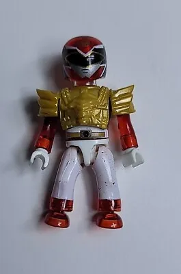 2002 Mega Bloks Power Rangers  Megaforce Red Ranger W/ Armor Bandi Saban • $15