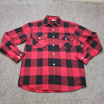 Rothco Shirt Mens Medium Red Black Flannel Outdoor Lumberjack Plaid Adult M • $24.99