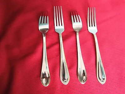 Towle Sinclair Gold Dinner Forks  Set Of 4 Stainless Steel Gold Trim Vietnam New • $32.40