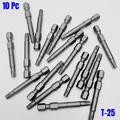 10pc Torx T-25 Impact Rated 2” Screwdriver Bits • $8.75