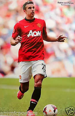 ROBIN VAN PERSIE  RUNNING BEHIND BALL  POSTER -SoccerFootballManchester United • $15.96