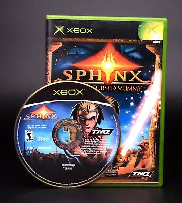 Sphinx And The Cursed Mummy - Original Xbox - No Manual Cleaned & Tested • $13.11