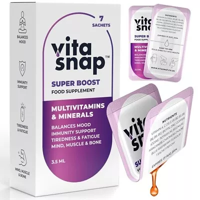£6.99 • Buy Vitamins Minerals Multi A-Z Men & Women High Strength Premium One A Day Vitasnap