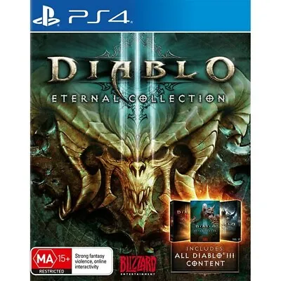 Diablo III 3 Eternal Collection Fighting Adventure Game Sony Playstation 4 PS4 • $68