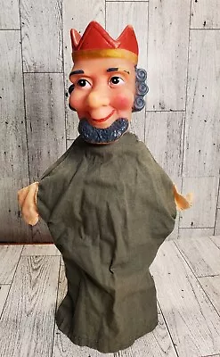$14.99 • Buy Vintage Rubber Head Cloth Body King Hand Puppet 60's 70's Mr. Rogers