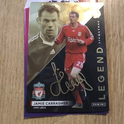 Adrenalyn Xl Premier League 2024  - Jamie Carragher - Legend - Signature • £0.99