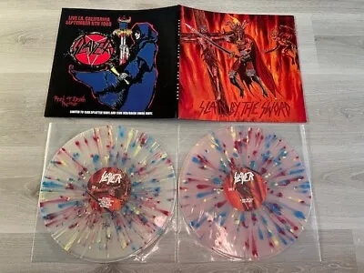 Slayer - Slain By The Sword  Lim. 2lp (clear Splatter ) 2021    Metallicaexodus • $129.99
