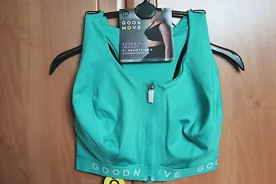 M & S GoodMove Extra High Impact Racer Back Sports Bra BNWT Size 34G RRP £25 • £10.99