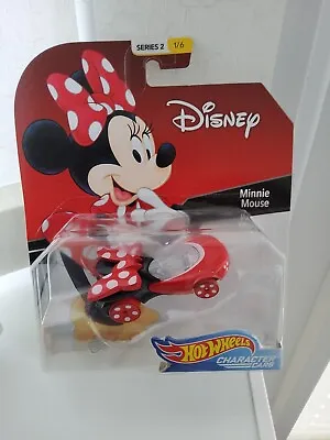 Brand New Hot Wheels Character Car - MINNIE MOUSE - Disney Diecast Series 2 • £7.99