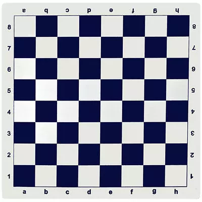 Blue/White Roll Up VINYL TOURNAMENT CHESS BOARD HIGH QUALITY *NEW* • $14.99