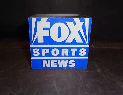 1994 Fox Sports News Network Microphone Flag Television Memorabilia NASCAR! NFL! • $225