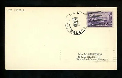 US Naval Ship Cover USS Helena CA-75 Korean War 12/24/1952 • $3.49