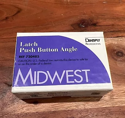 Dentsply Midwest Latch Push Button Angle #720485 NEW In Box • $325