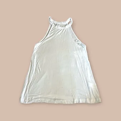 Melrose And Market White Halter Neck Shirt Size XS • £5.61