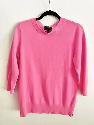 J Crew Cashmere Pink Sweater Pink Shirt Pullover  Top Medium  • $19.99