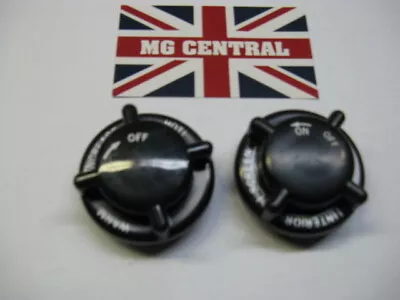 MG Dash Knobs HEAT & DEFROST Set For 1968-70 MGB MGBGT New • $44.95