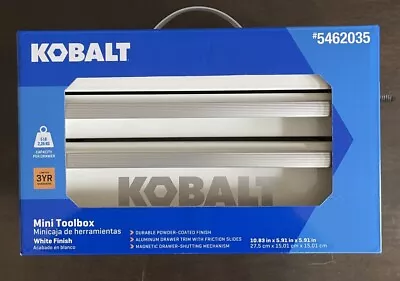 NEW IN BOX!! KOBALT Mini Toolbox WHITE READY TO SHIP!  • $40