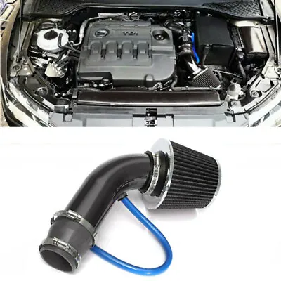 Cold Air Intake Filter Induction Kit Pipe Power Flow Hose System Car Accessories • $22.99