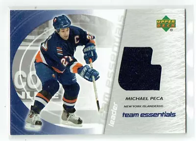 03-04 UD Upper Deck Team Essentials Leader  Michael Peca  Jersey (blue) • $7.99