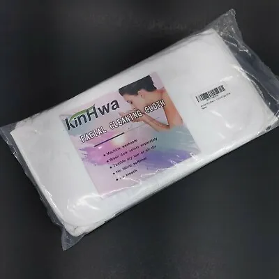 6 Pack 12  Soft Microfiber Towel Facial Cleaning Cloths Washcloths KinHwa White • $9.95