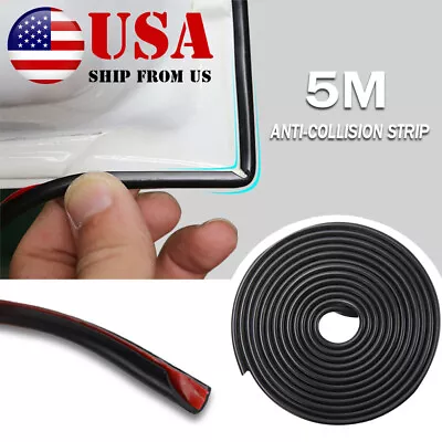 16ft Car Door Edge Protector Trim Guard Molding Rubber Seal Strip Scratch • $9.99