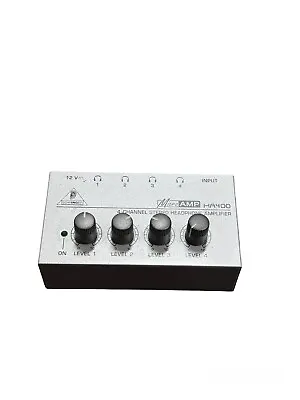 Behringer Micro AMP HA400 Ultra Compact 4 Channel Stereo Headphone Amplifier • $14.99