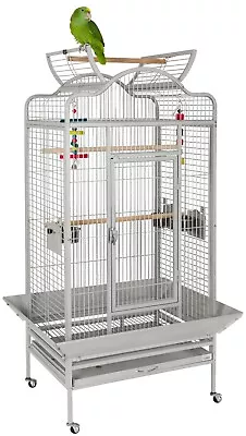 Liberta Voyager Antique Stone Large Cage For Medium Parrots African Grey Amazons • £314.99