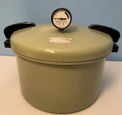 Sears Pressure Cooker Canner 16 Qt Avocado Green 620.51000 Vintage Heavy Duty • $95