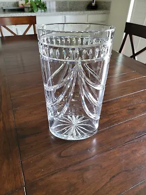 Waterford Crystal OVERTURE Large Oval Vase 12” Tall  • $50