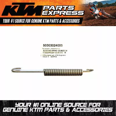 New Oem Ktm Side Kick Stand Spring 65 85 105 125 200 250 400 525 50303024000 • $6.60