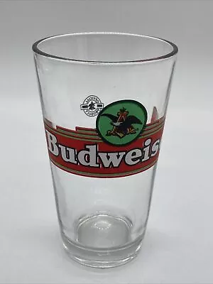 Vintage Budweiser 16oz Beer Glass Official Product Anheuser Eagle 🦅 Logo • $9.52