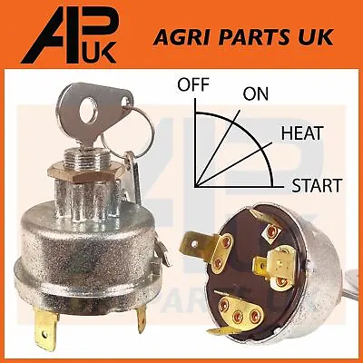 Ignition Switch For Massey Ferguson 240 290 390 398 399 550 590 690 698 Tractor • £10.07