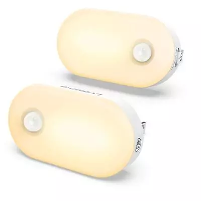 Motion Sensor Night Light Superior Bright 1-120LM Plug-in Nightlight Mini Sm... • $19.24