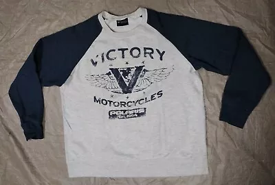 Victory Motorcycles Mens Cotton Blend Lightweight Polaris Sweatshirt • $25